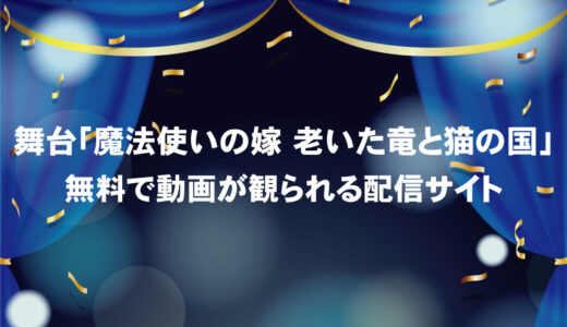 舞台「魔法使いの嫁 老いた竜と猫の国」の口コミ・感想と動画を今すぐ観られる配信サイト